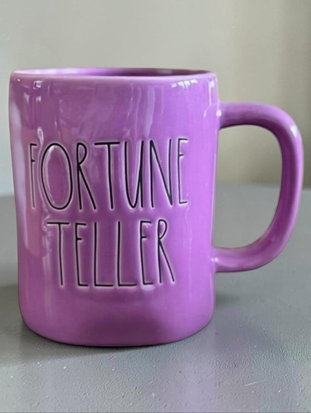 Rae Dunn "FORTUNE TELLER" Purple Mug